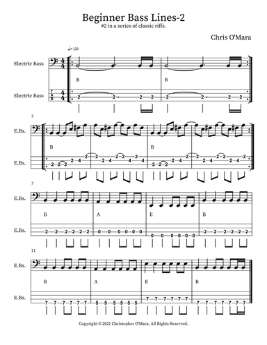 Beginner Bass Lines-2