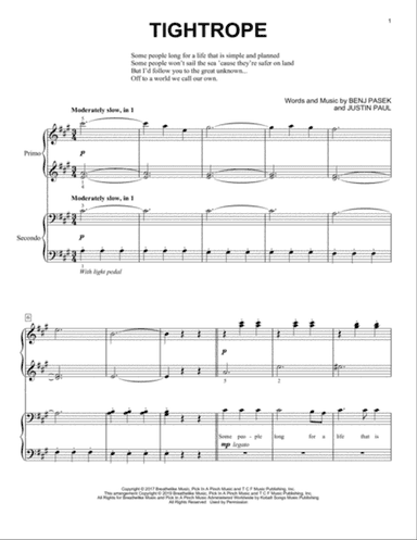 Tightrope (from The Greatest Showman)