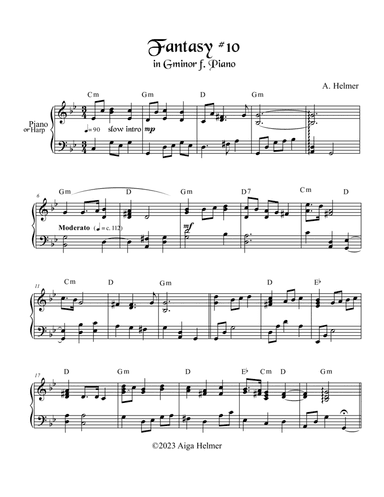 Fantasy #10 in G Minor