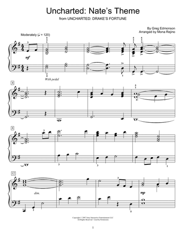 Uncharted: Nate's Theme (from Uncharted: Drake's Fortune) (arr. Mona Rejino)