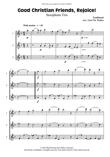 Good Christian Friends, Rejoice!