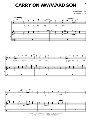 Carry On Wayward Son