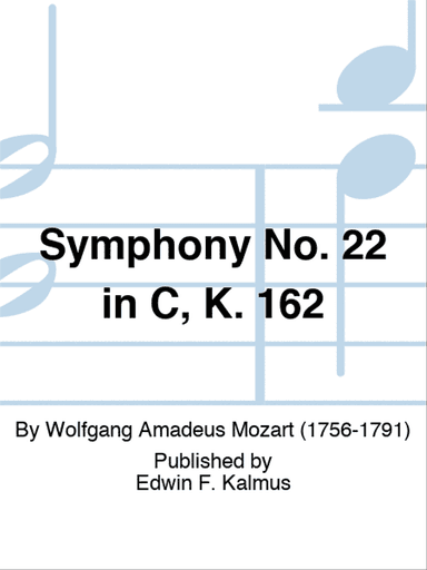 Symphony No. 22 in C, K. 162