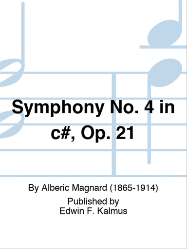 Symphony No. 4 in c#, Op. 21