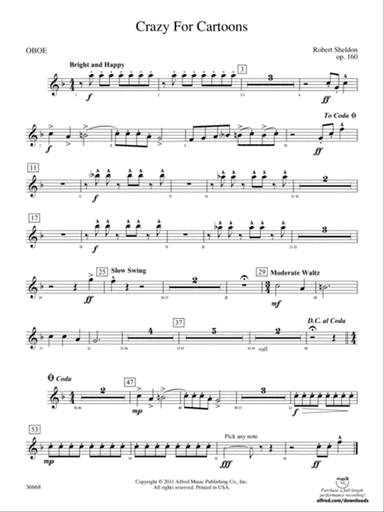 Crazy for Cartoons: Oboe