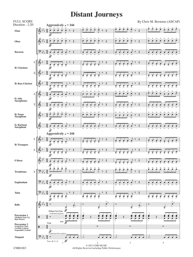 Distant Journeys: Score