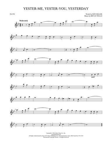 Yester-Me, Yester-You, Yesterday