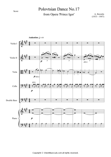 Polovtsian Dance No.17 (from Opera 'Prince Igor')