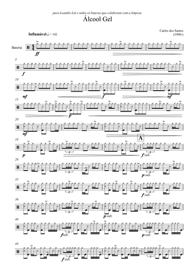 Àlcool Gel for Drums set