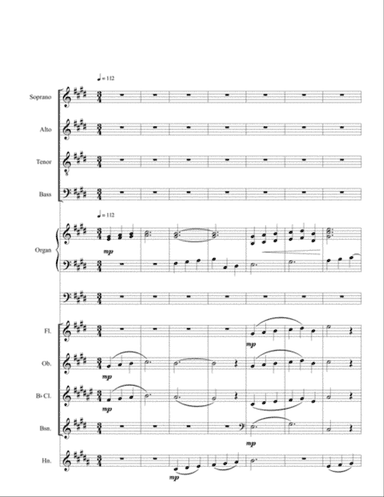 O Gladsome Light (Full Score)