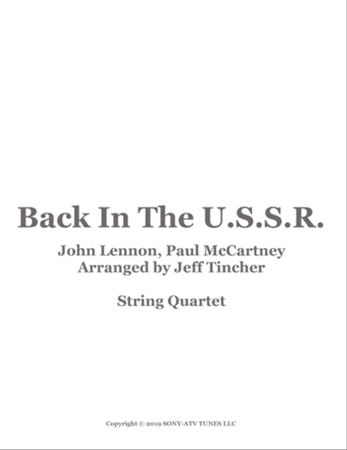 Back In The Ussr
