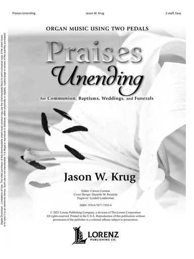 Praises Unending for Communion, Baptisms, Weddings, and Funerals