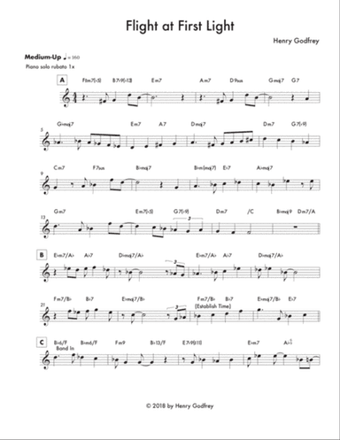 Flight at First Light - Swing/Ballad
