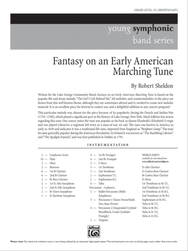 Fantasy on an Early American Marching Tune: Score