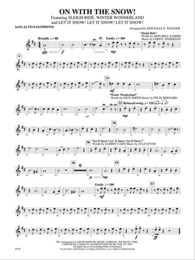 On with the Snow!: E-flat Alto Saxophone