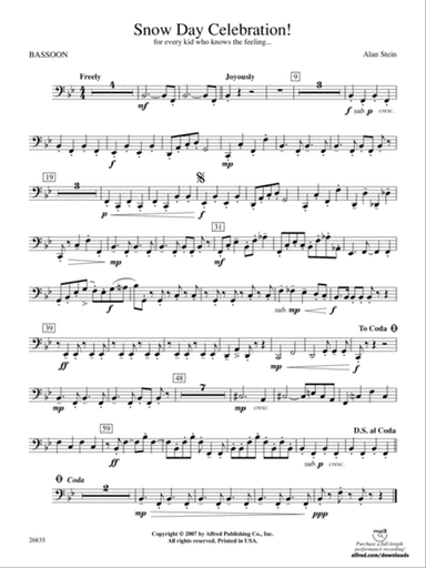 Snow Day Celebration!: Bassoon