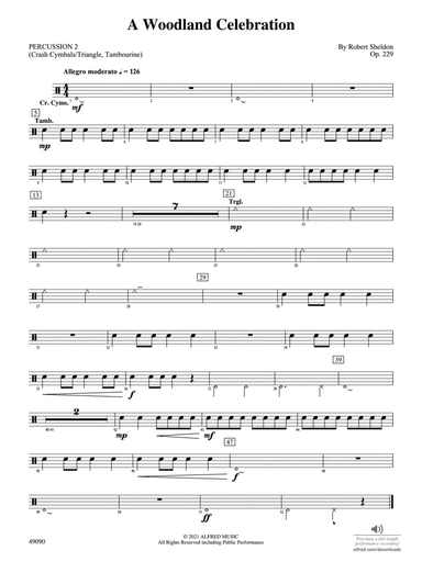 A Woodland Celebration: 2nd Percussion