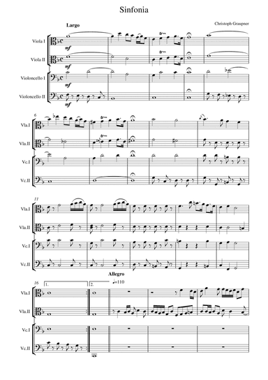 Sinfonia in F Major