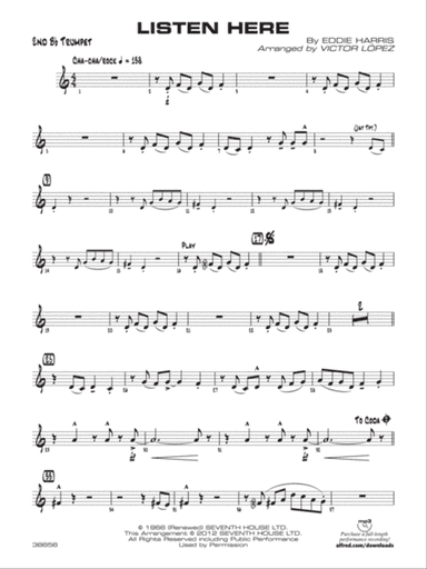 Listen Here: 2nd B-flat Trumpet