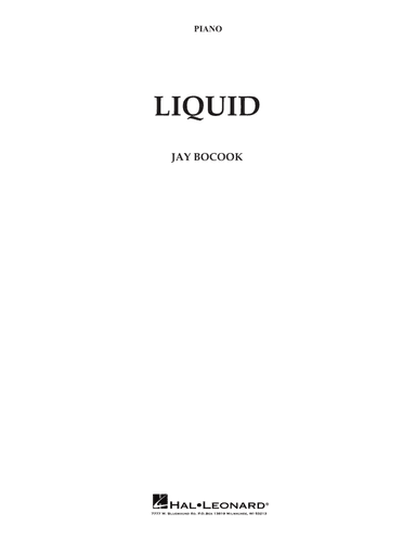 Liquid - Piano