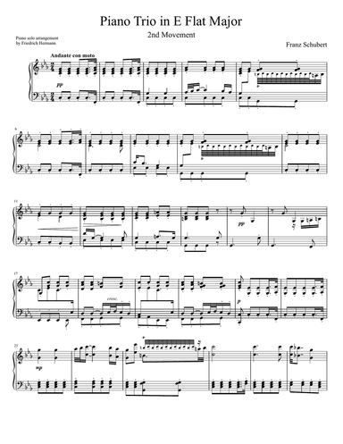 Piano Trio in b Major
