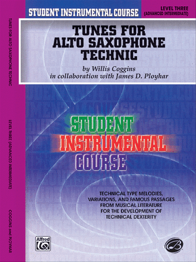 Student Instrumental Course Tunes for Alto Saxophone Technic