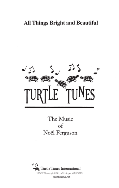 All Thing Bright and Beautiful