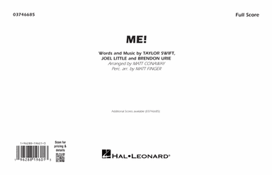 Me! (arr. Conaway/Finger) - Conductor Score (Full Score)