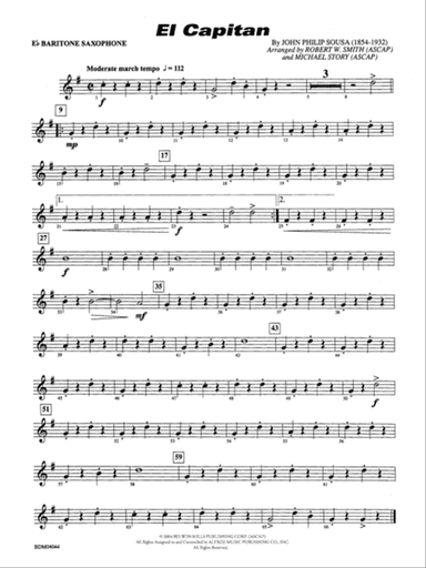 El Capitan: E-flat Baritone Saxophone