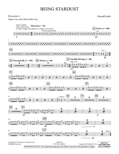 Being Stardust - Percussion 3