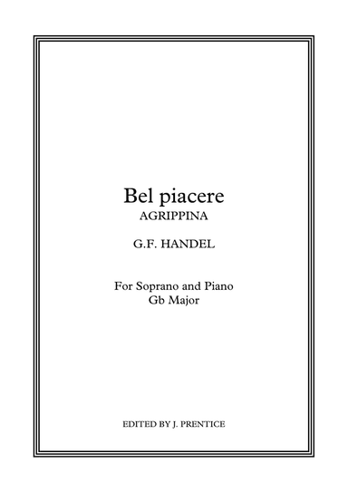 Bel piacere - Agrippina (Gb Major)