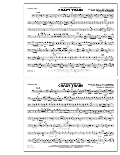 Crazy Train - Baritone B.C.