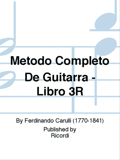 Metodo Completo De Guitarra - Libro 3R