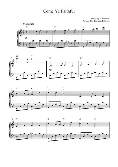 Come Ye Faithful