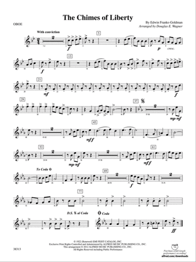 The Chimes of Liberty: Oboe