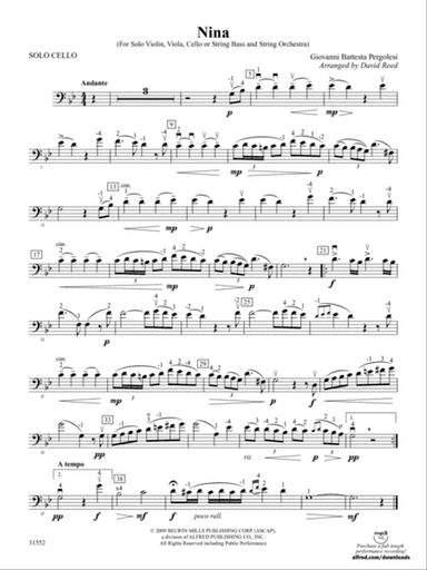 Nina: Solo Cello