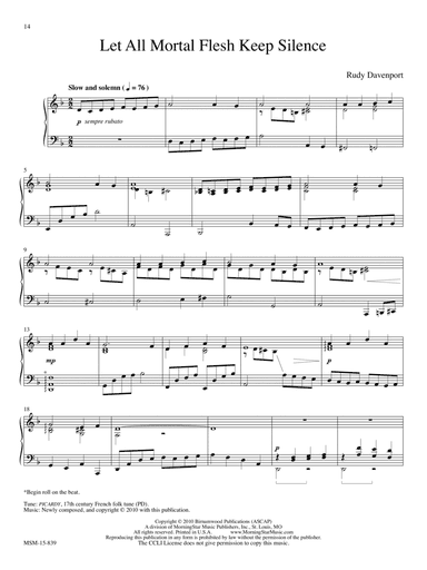 Let All Mortal Flesh Keep Silence