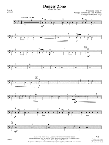 Danger Zone: Part 4 - Cello