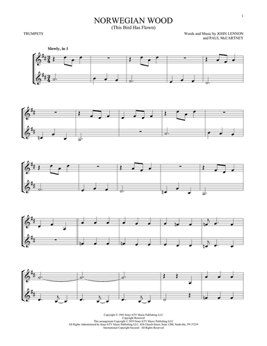 Norwegian Wood (This Bird Has Flown)