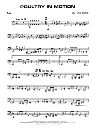 Poultry in Motion: Tuba
