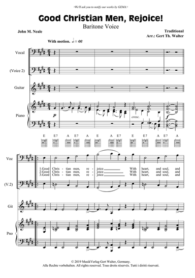 Good Christian Men, Rejoice!