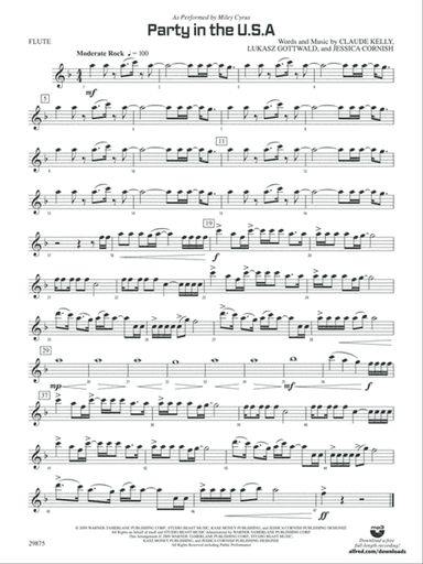 Party in the U.S.A.: Flute