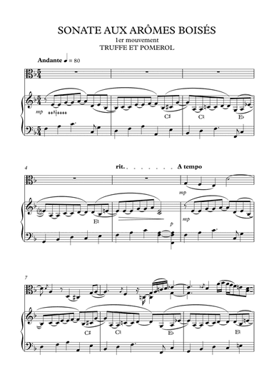 SONATE AUX ARÔMES BOISÉS