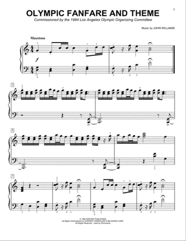 Olympic Fanfare And Theme