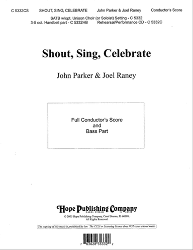 Shout, Sing, Celebrate