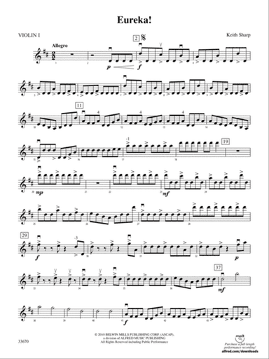 Eureka!: 1st Violin