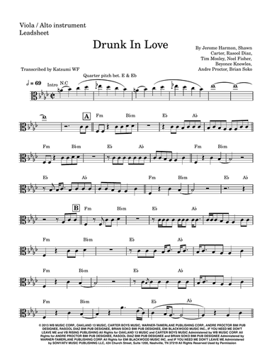 Drunk In Love
