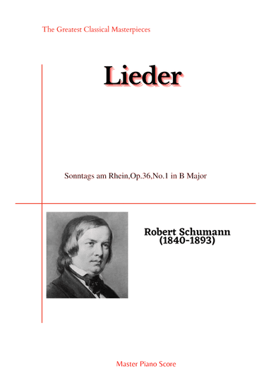 Schumann-Sonntags am Rhein,Op.36,No.1 in B Major