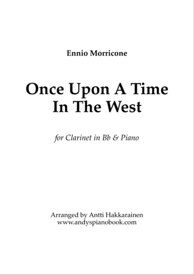 Once Upon A Time In The West from the Paramount Picture ONCE UPON A TIME IN THE WEST