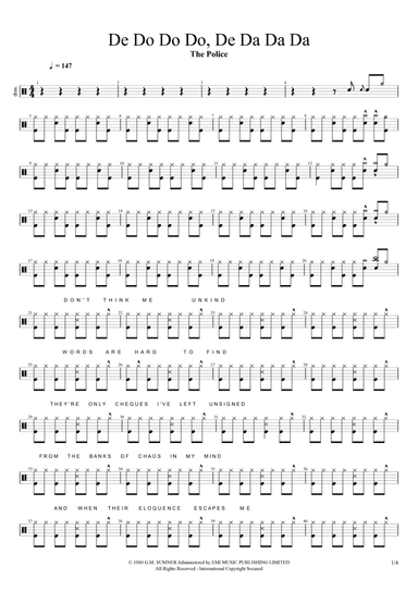 De Do Do Do, De Da Da Da